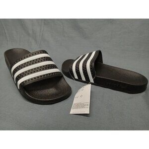 Adidas Boys Adilette J Slip-On Synthetic Slides Size 7 NEW WITH TAGS!